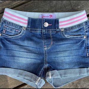 GUC Girls SEVEN7 Denim Shorts SZ 12